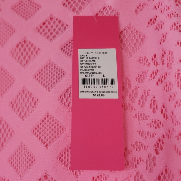 SOLD Lilly Pulitzer Rayanne Shift Dress Size Large - Picture 6 of 9